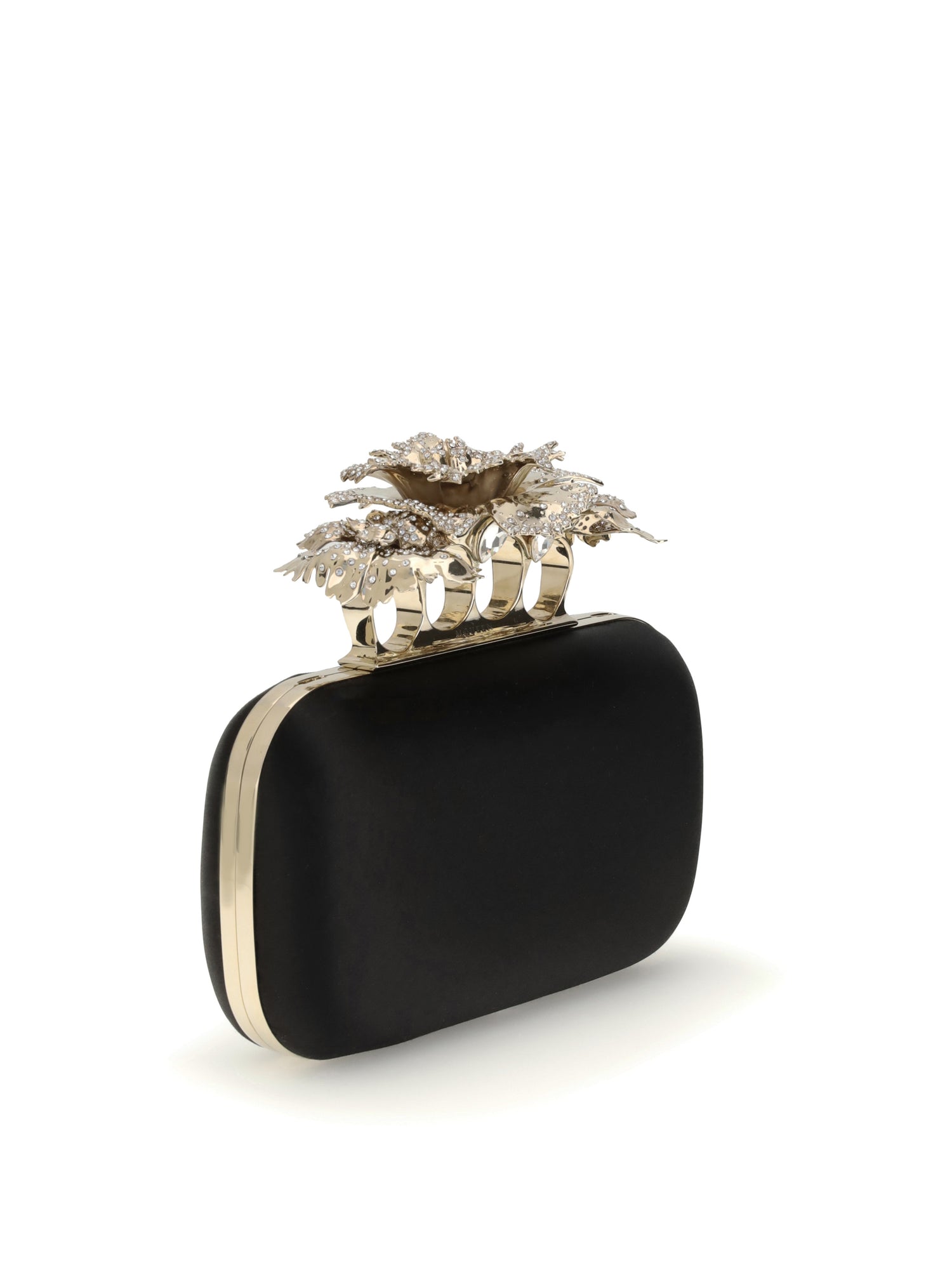 ALEXANDER MCQUEEN OS carnation knuckle clutch