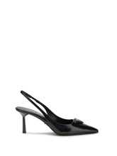 PRADA 39 leather slingback pumps