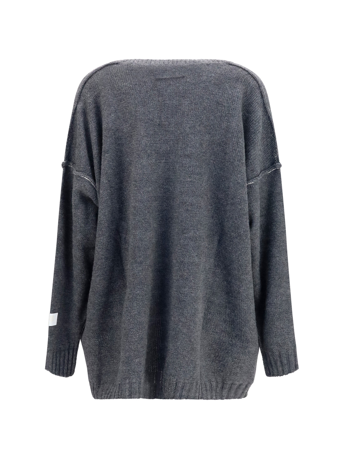 MM6 M oversized v-neck sweater