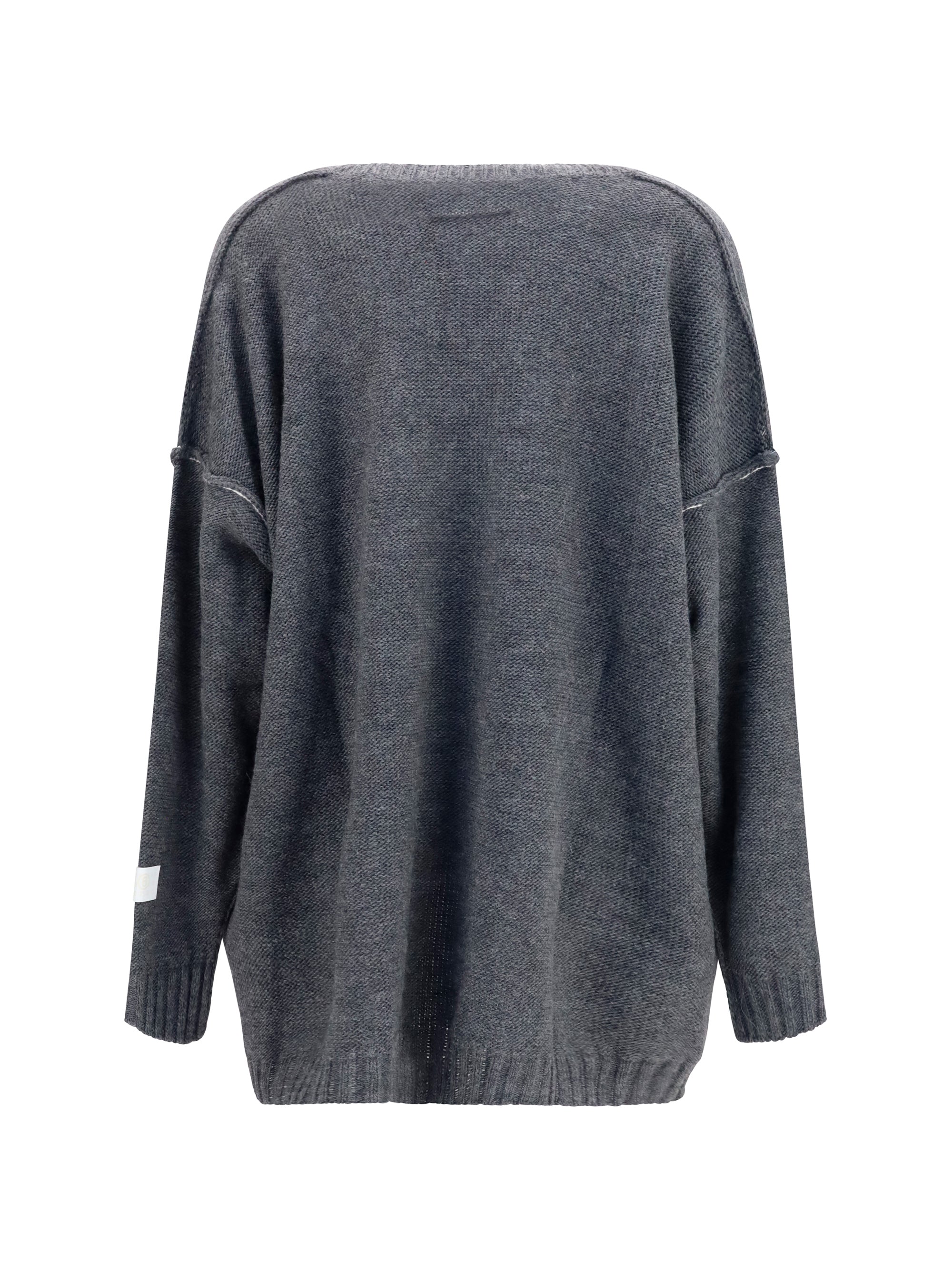 oversized v-neck sweater