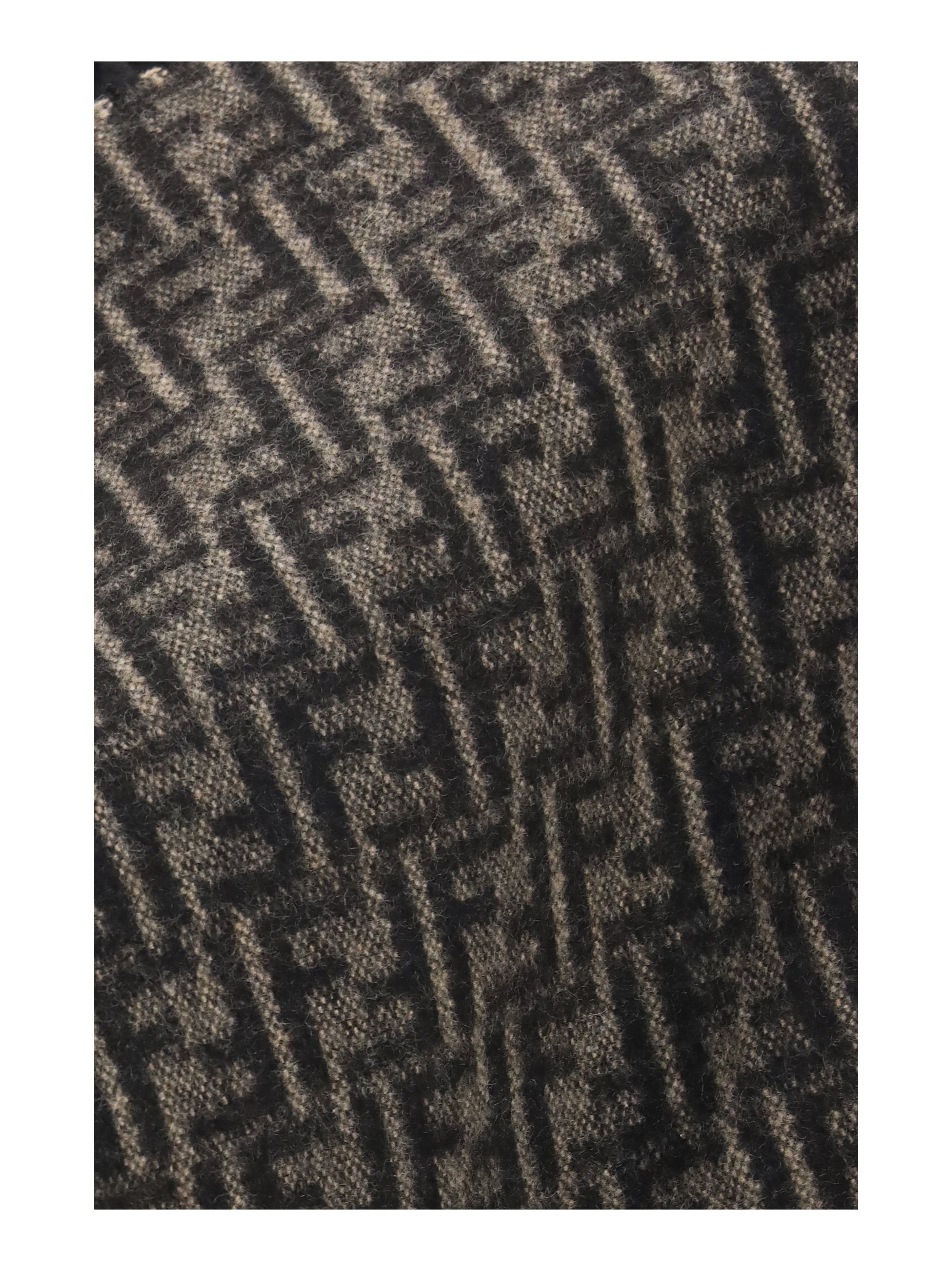 ff zucca wool and cashmere poncho