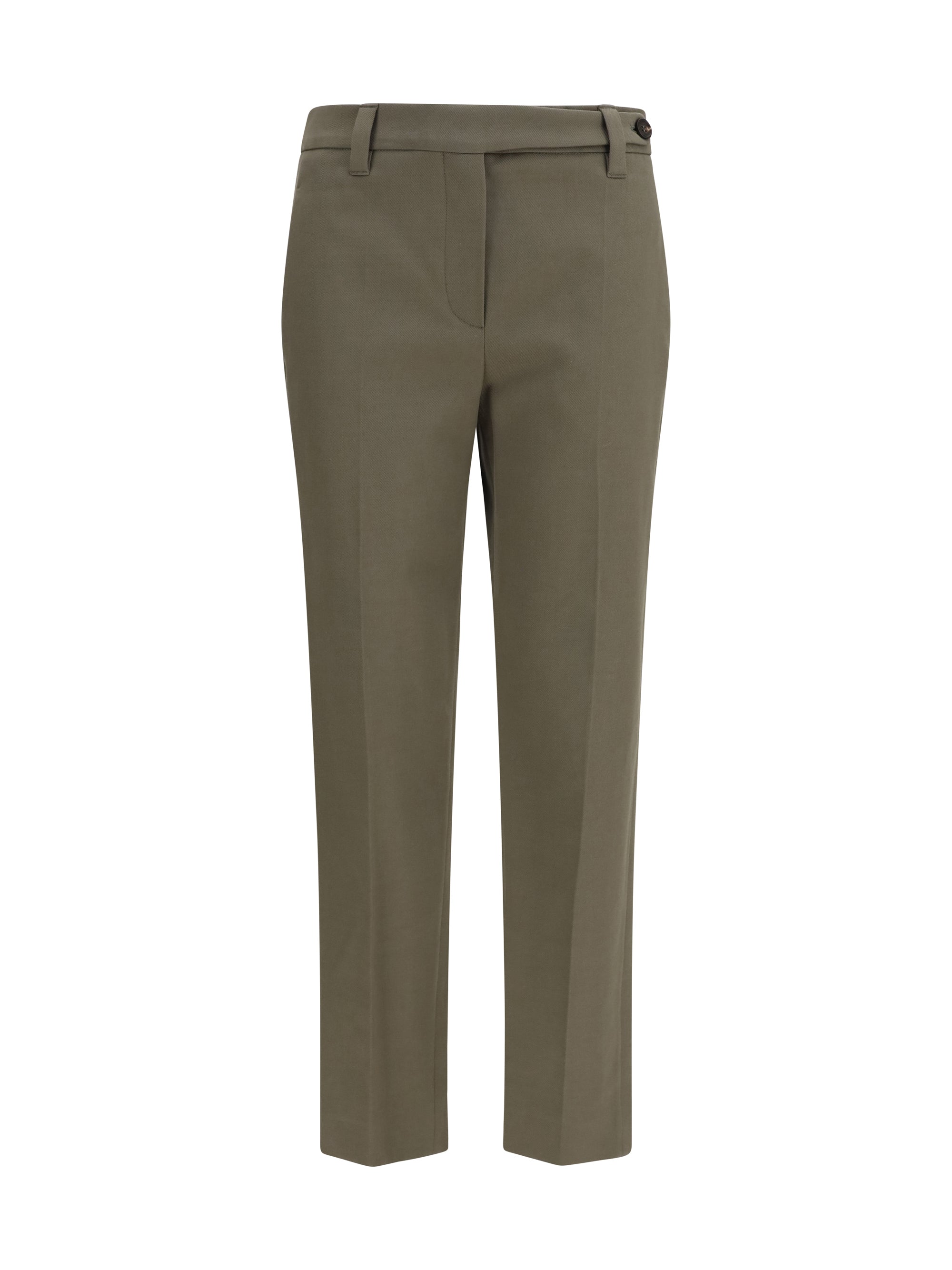 tailored cotton pants