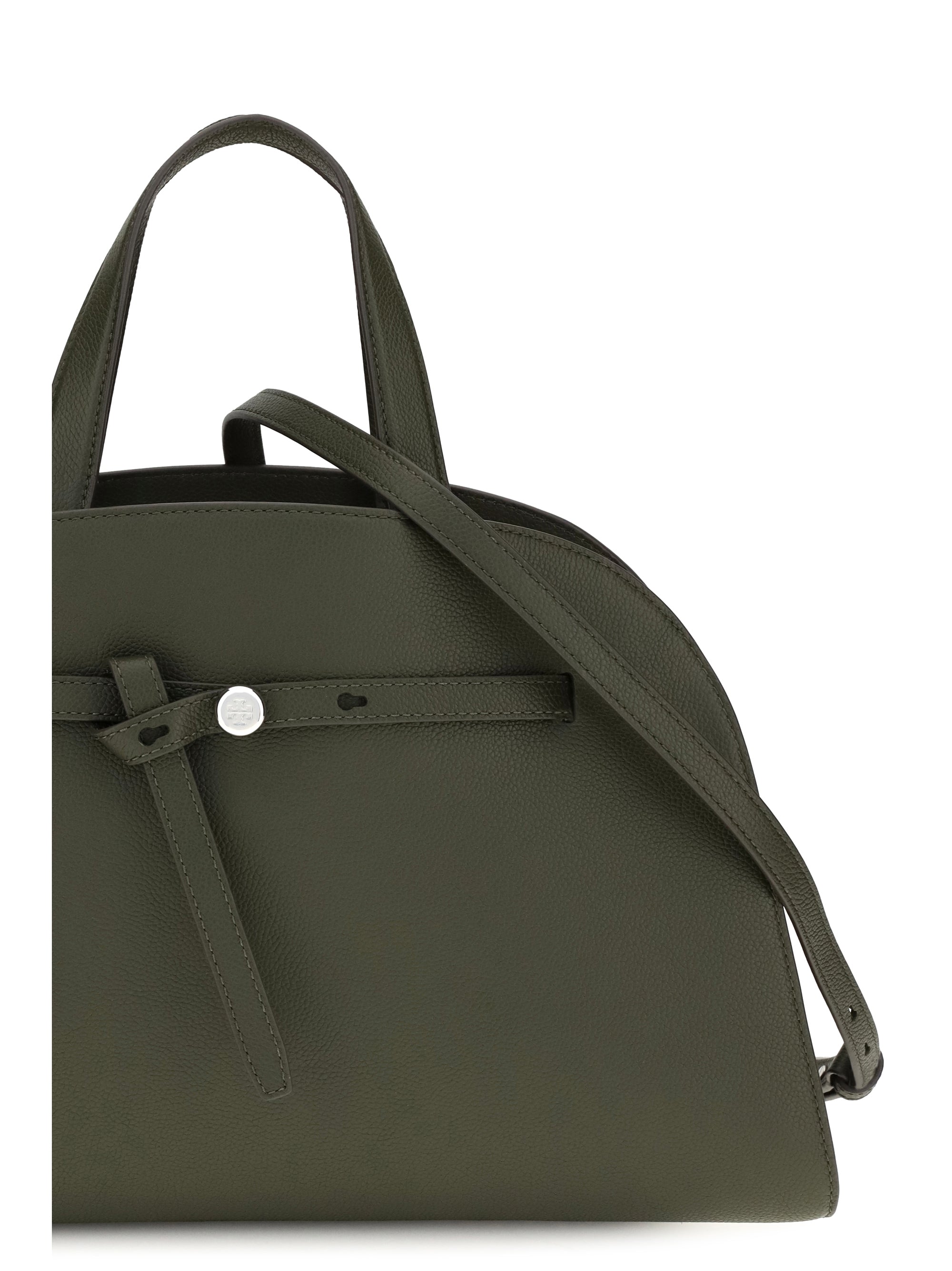 romy calf leather top handle bag