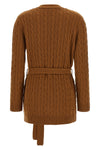 braided cashmere cardigan
