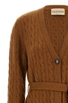 braided cashmere cardigan