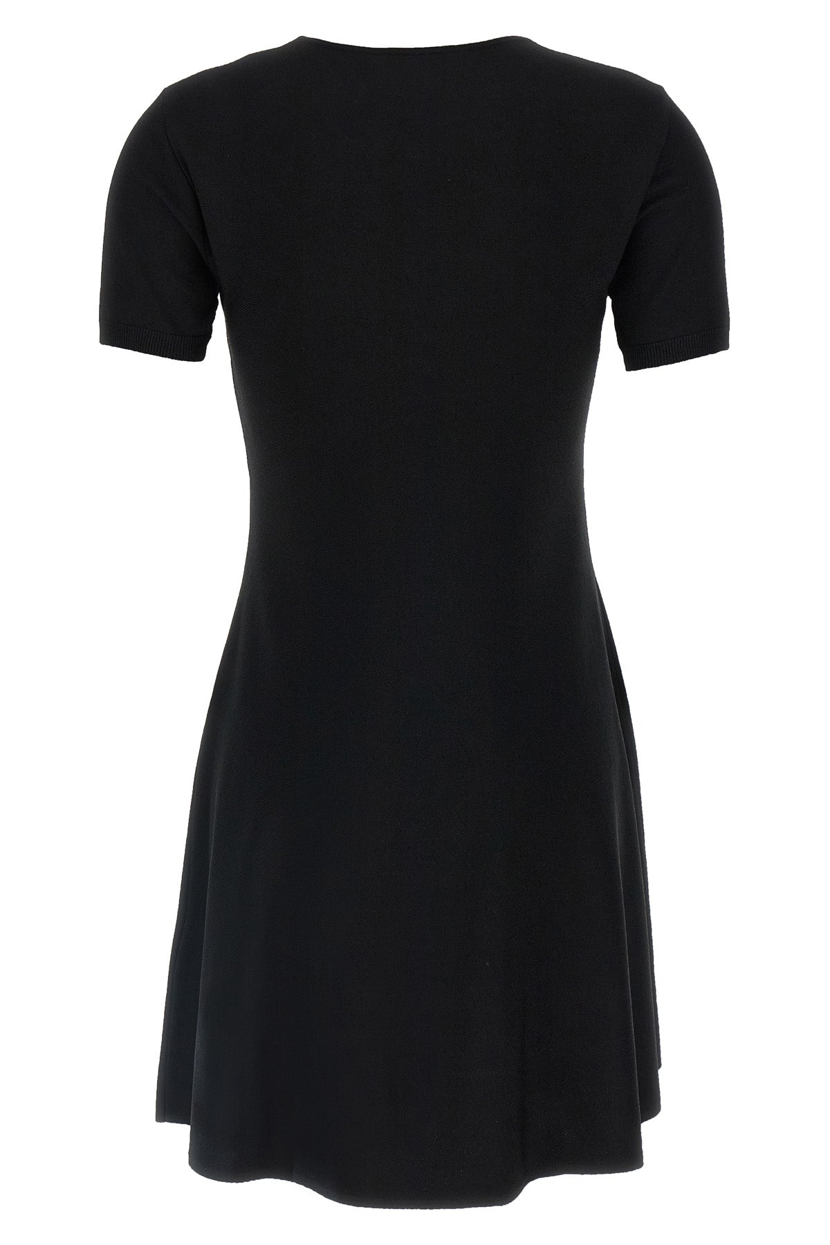 solid stretch viscose mini dress