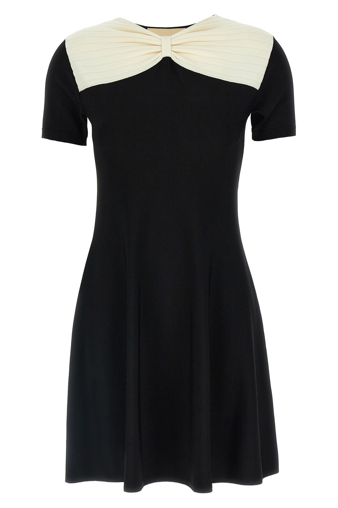 VALENTINO GARAVANI M solid stretch viscose mini dress