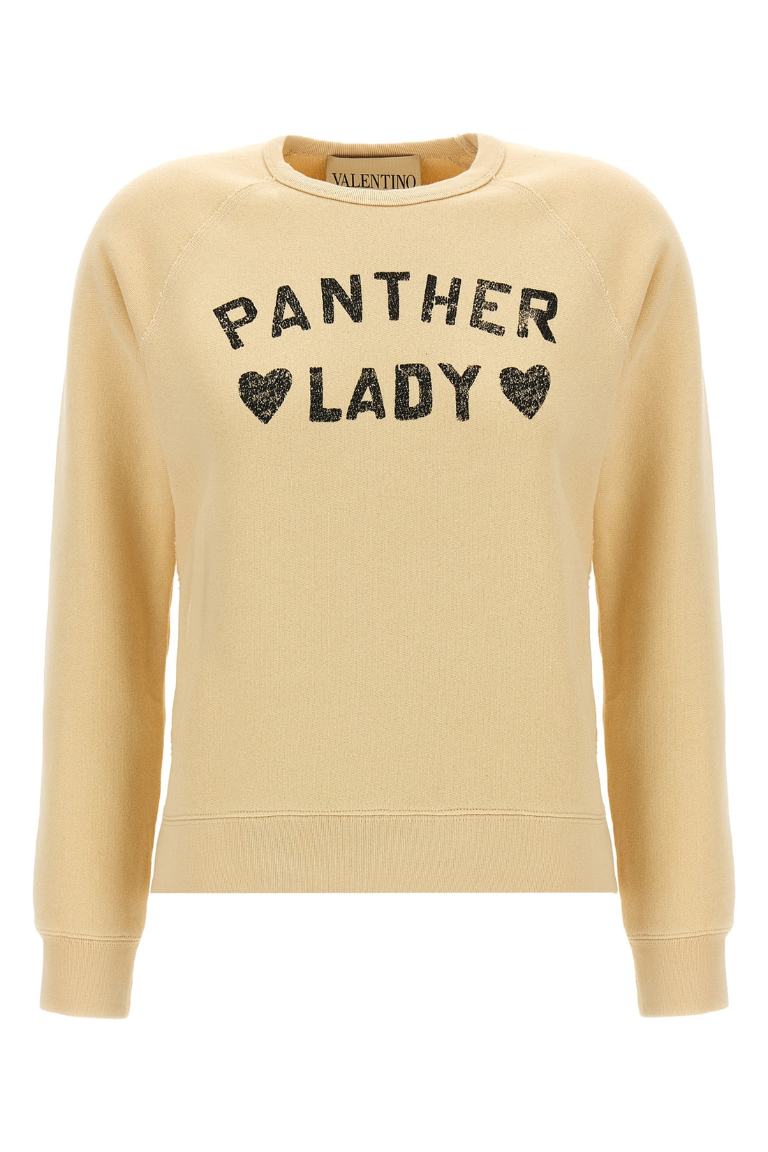 VALENTINO GARAVANI L panther lady sweatshirt in brushed cotton