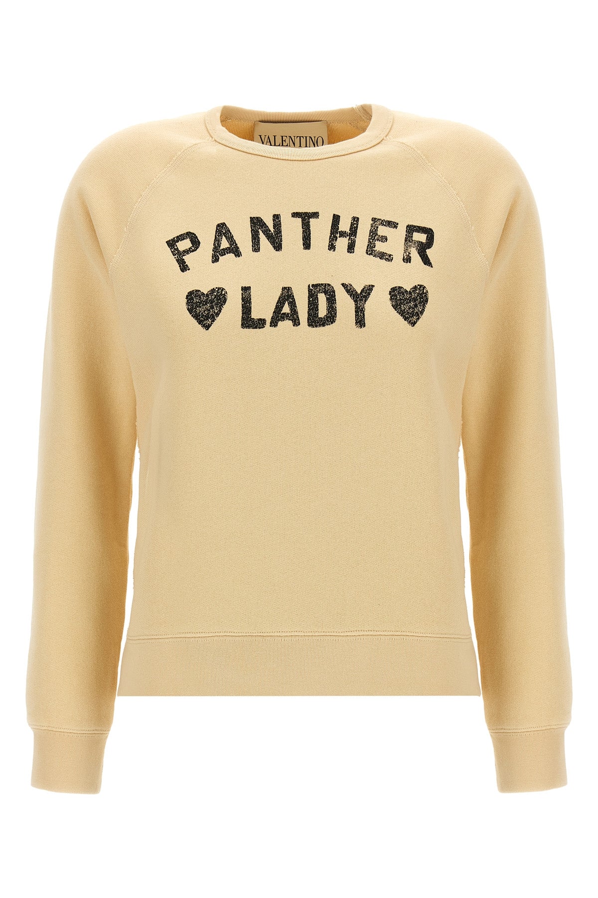 panther lady sweatshirt in brushed cotton