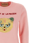 le chat de la maison sweatshirt in brushed cotton