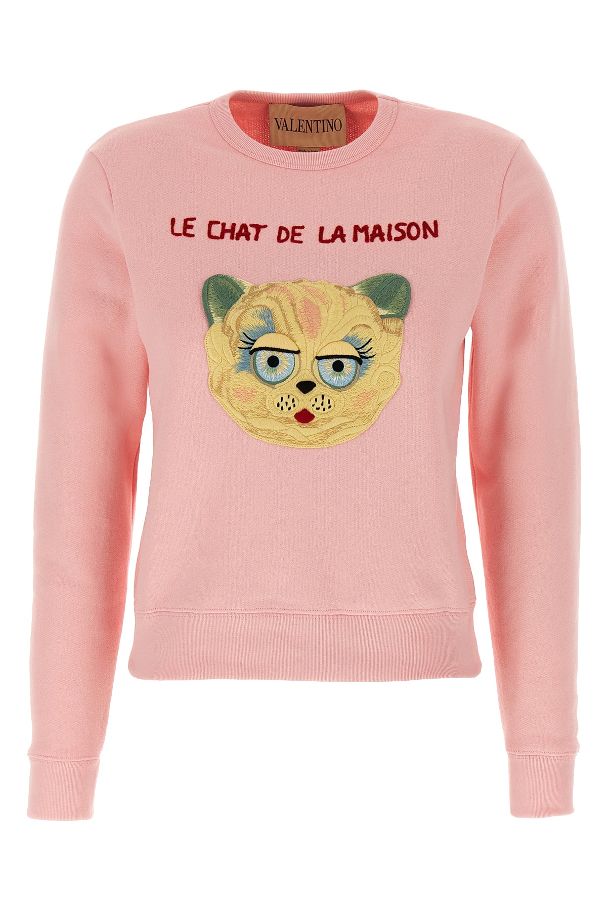 le chat de la maison sweatshirt in brushed cotton