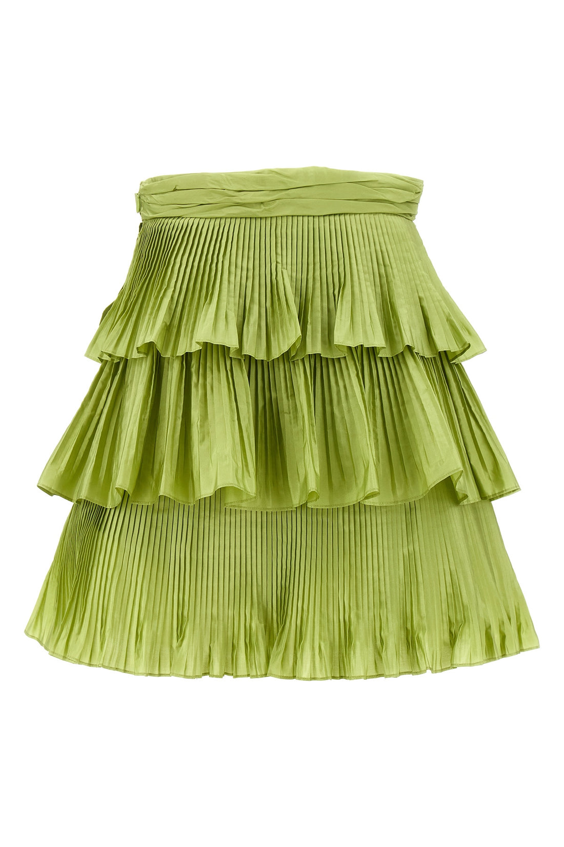 VALENTINO GARAVANI 42 mini skirt in pleated taffeta