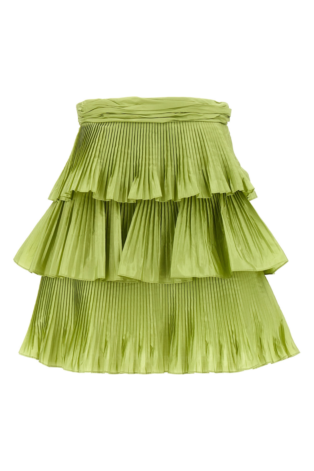 VALENTINO GARAVANI 42 mini skirt in pleated taffeta