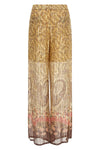 pekin voyage imaginaire paisley print silk pants