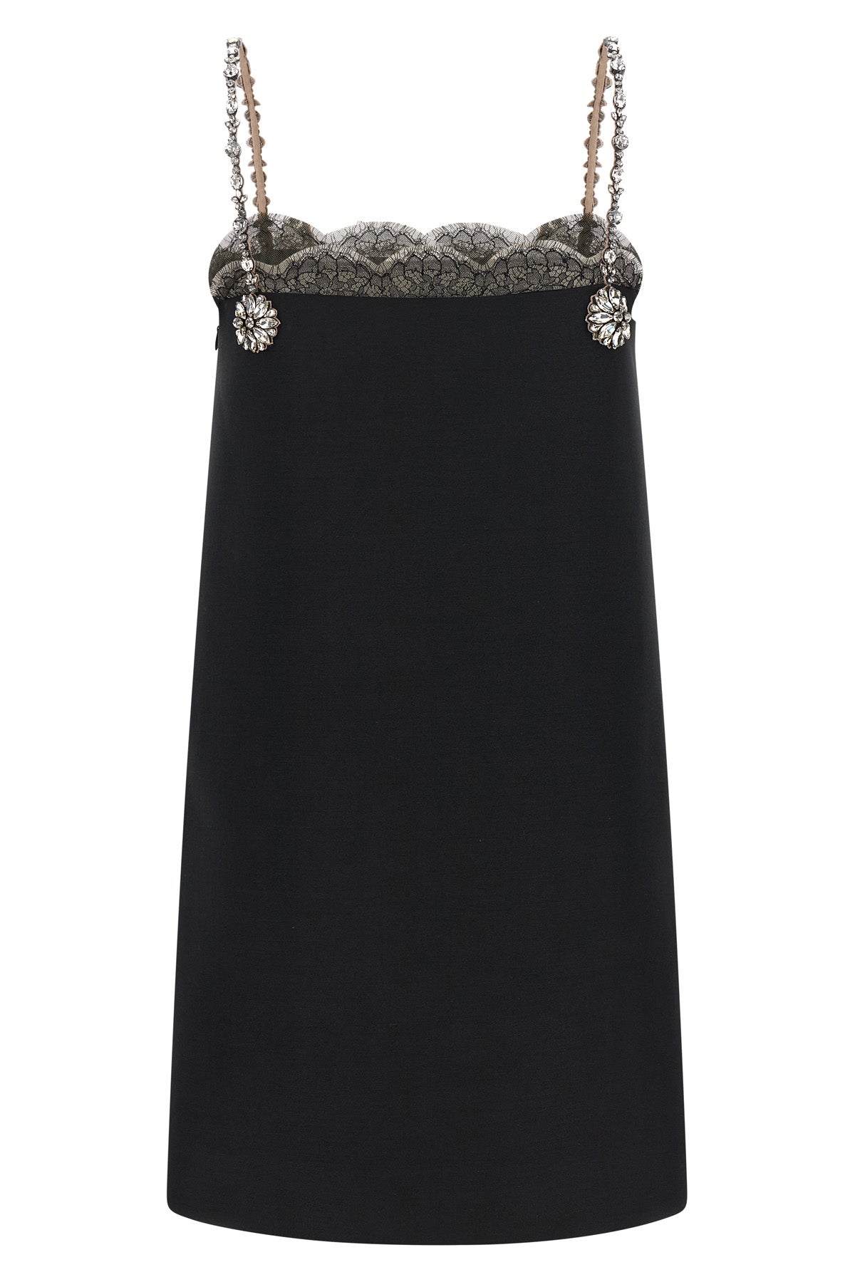 wool and silk mini dress