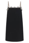 wool and silk mini dress