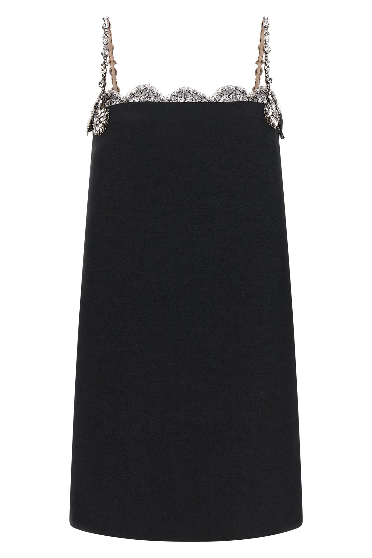 wool and silk mini dress