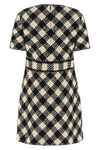 damier tweed mini dress
