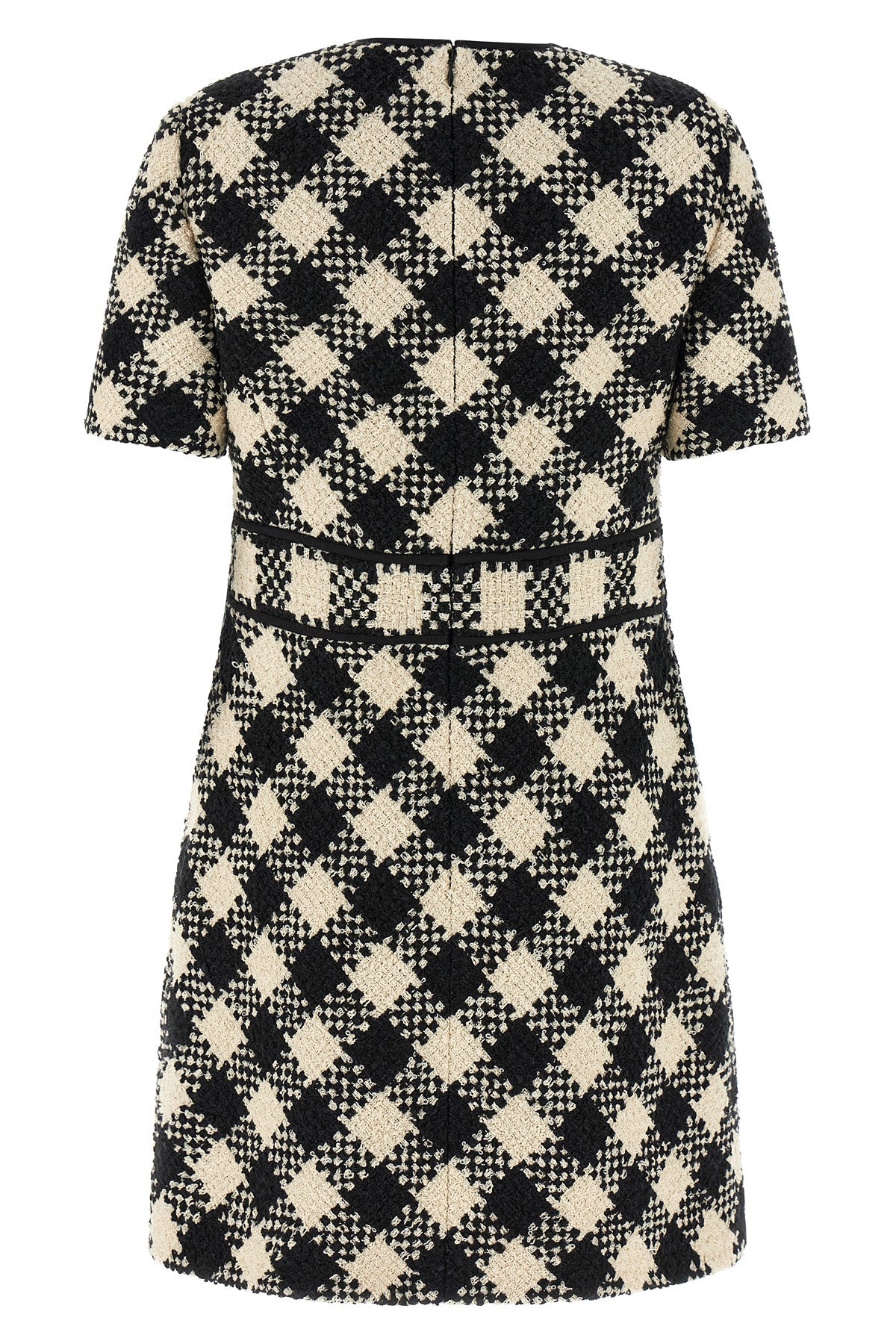 damier tweed mini dress