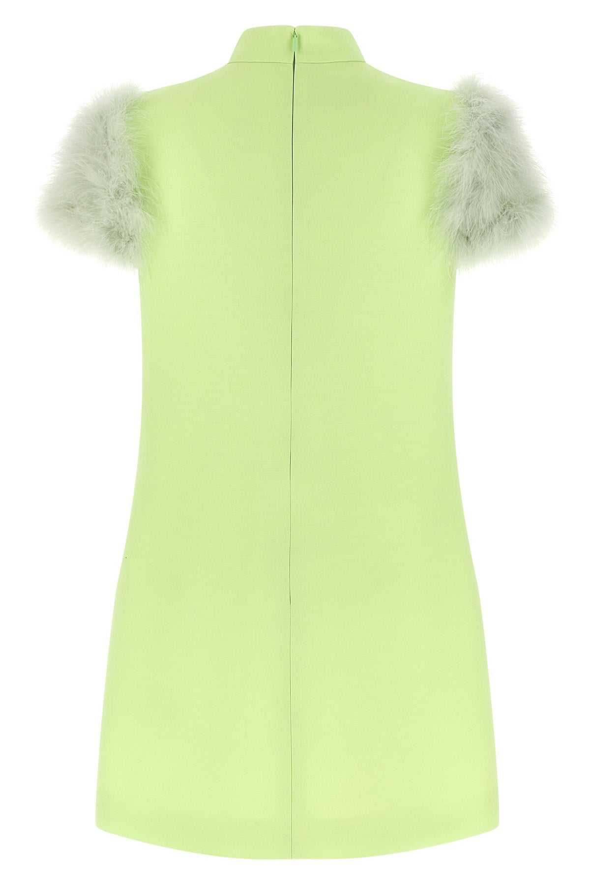 wool crêpe mini dress
