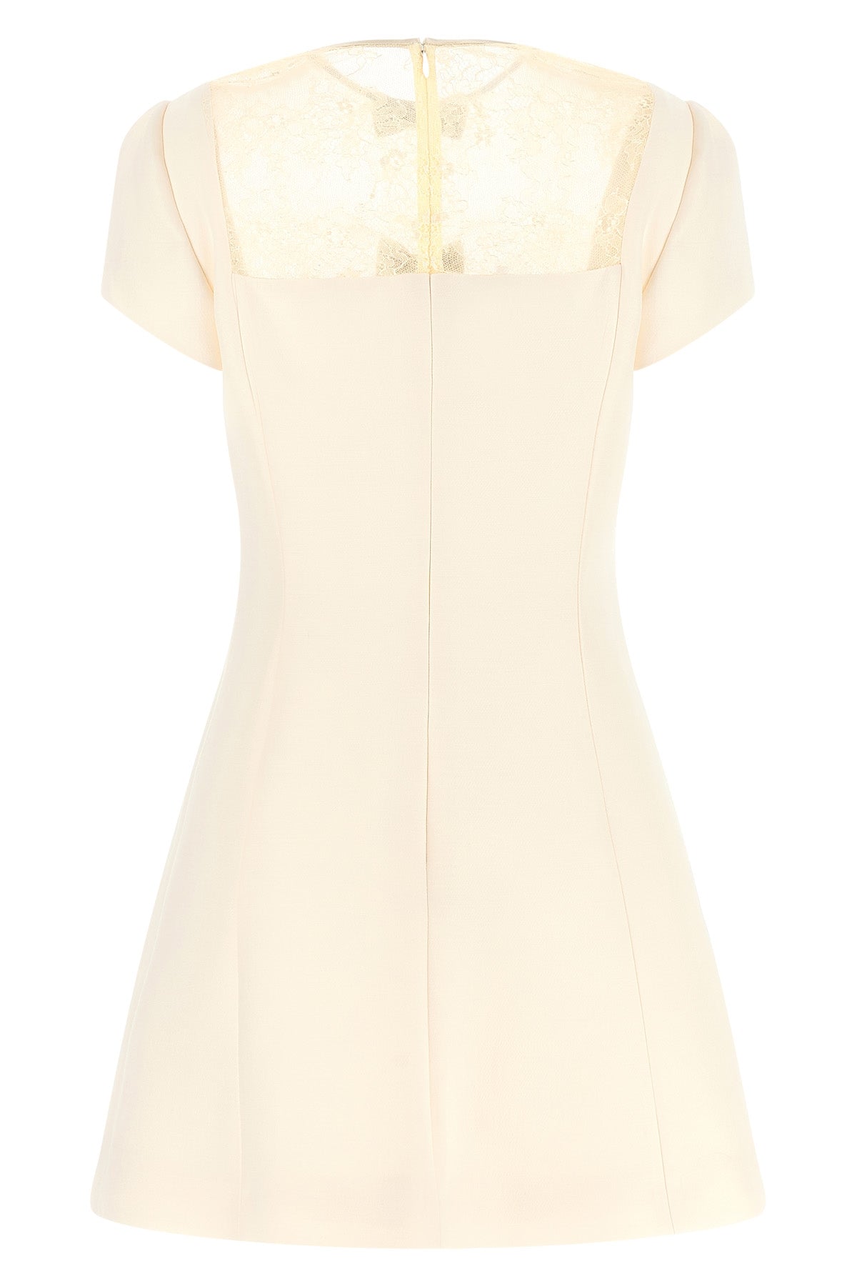 the valentino garavani mini dress expresses a refined sartorial vision through a
