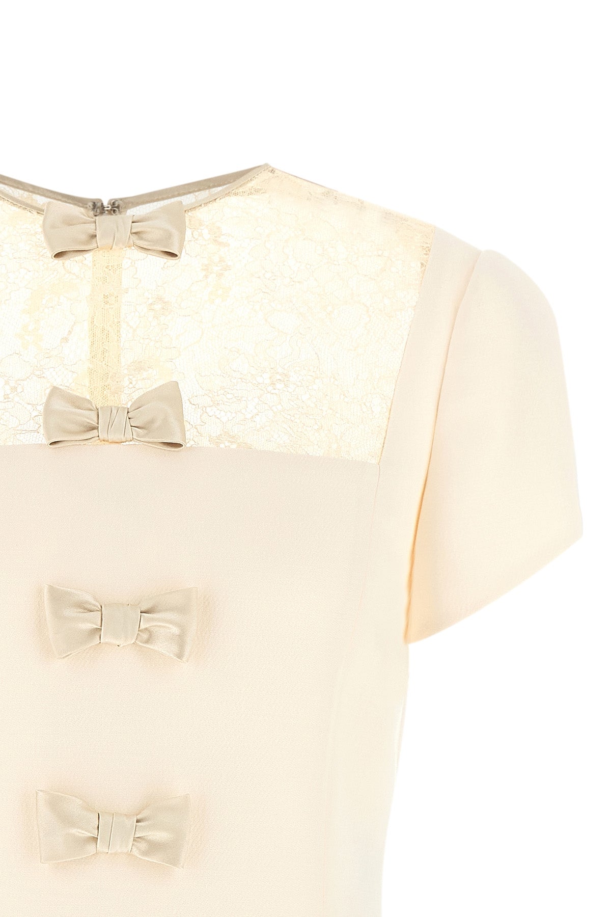 the valentino garavani mini dress expresses a refined sartorial vision through a