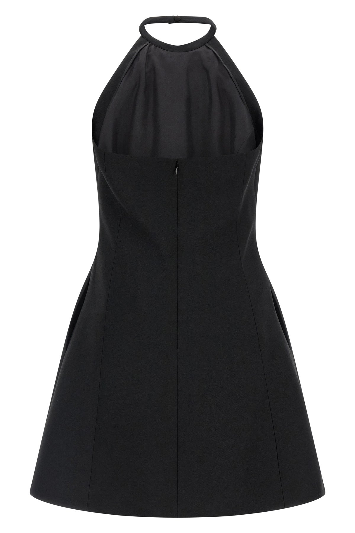 the valentino garavani crepe couture mini dress redefines the codes of the eveni
