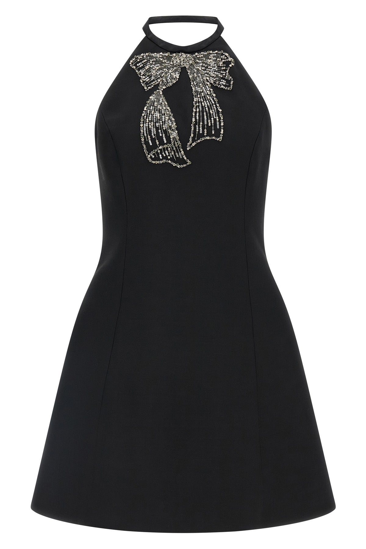 the valentino garavani crepe couture mini dress redefines the codes of the eveni