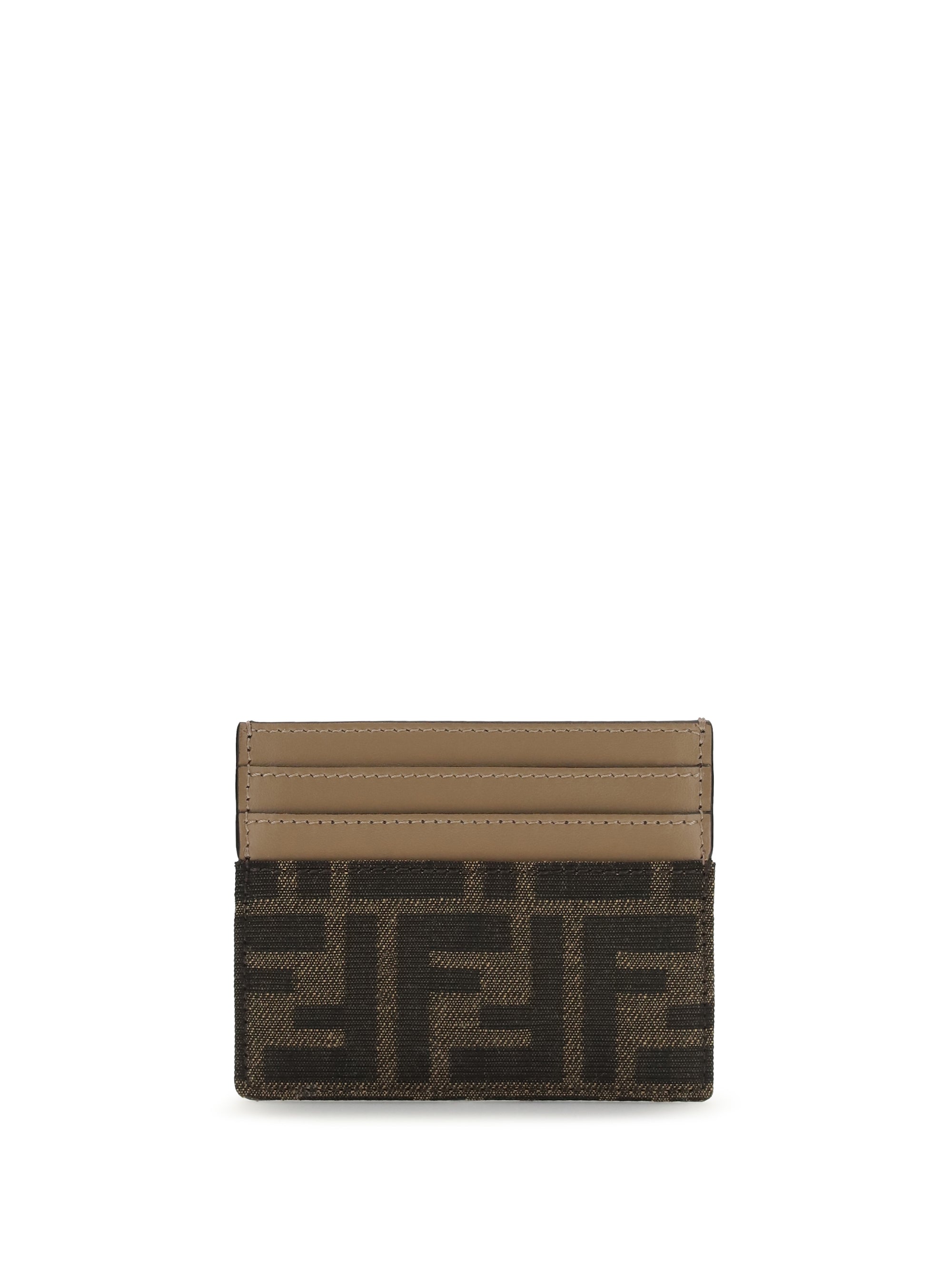 card holder with ff jacquard fabric
