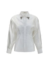 embroidered cotton poplin shirt