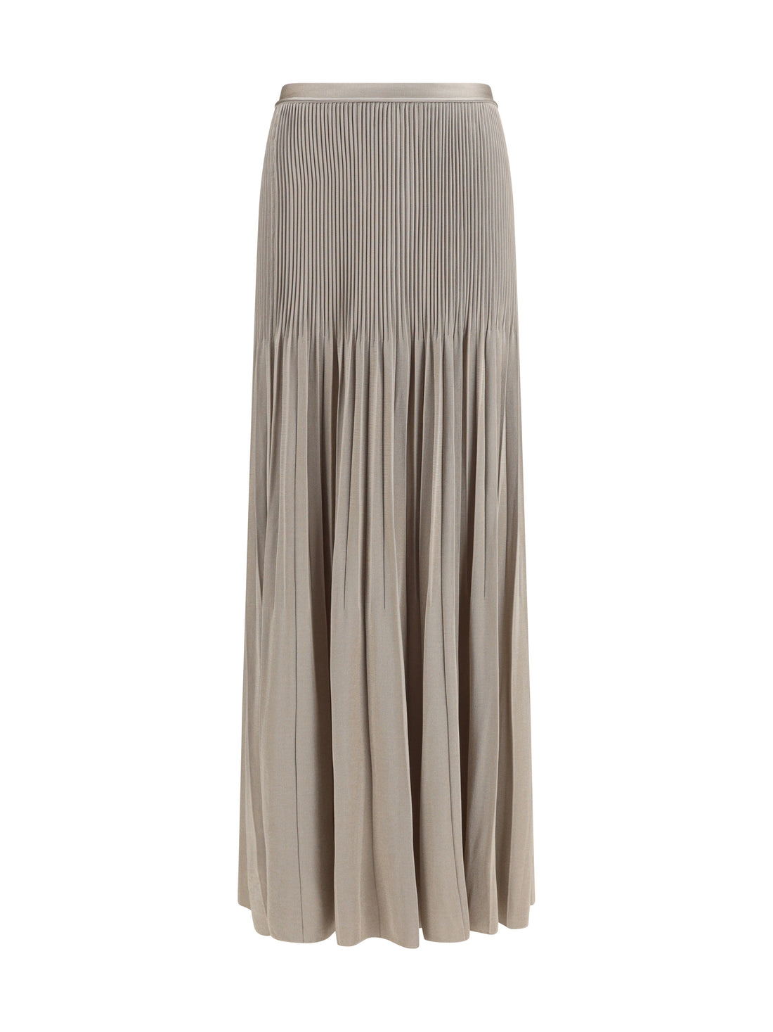 GIORGIO ARMANI 44 pleated viscose skirt 