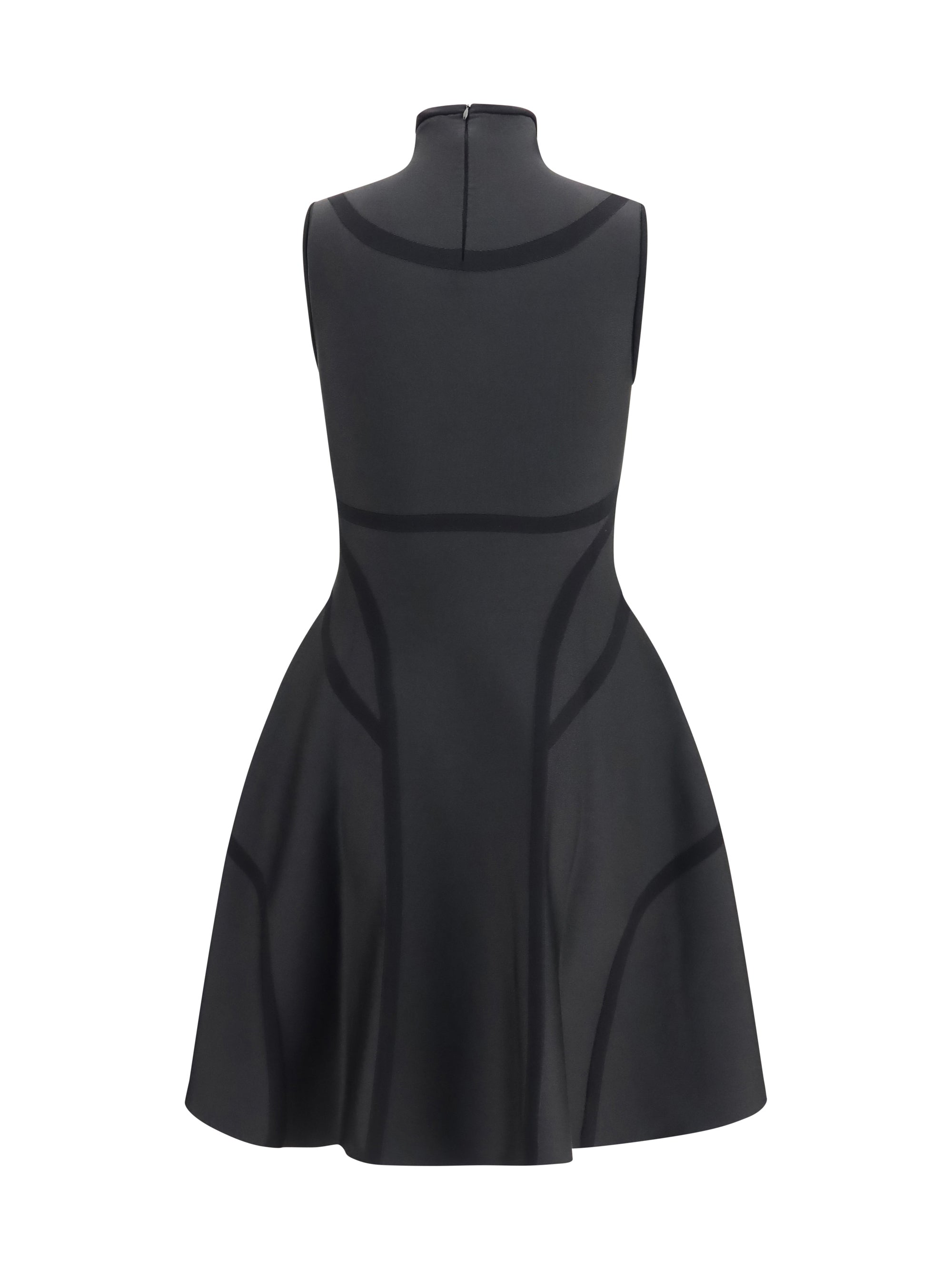 anatomy-line mini dress