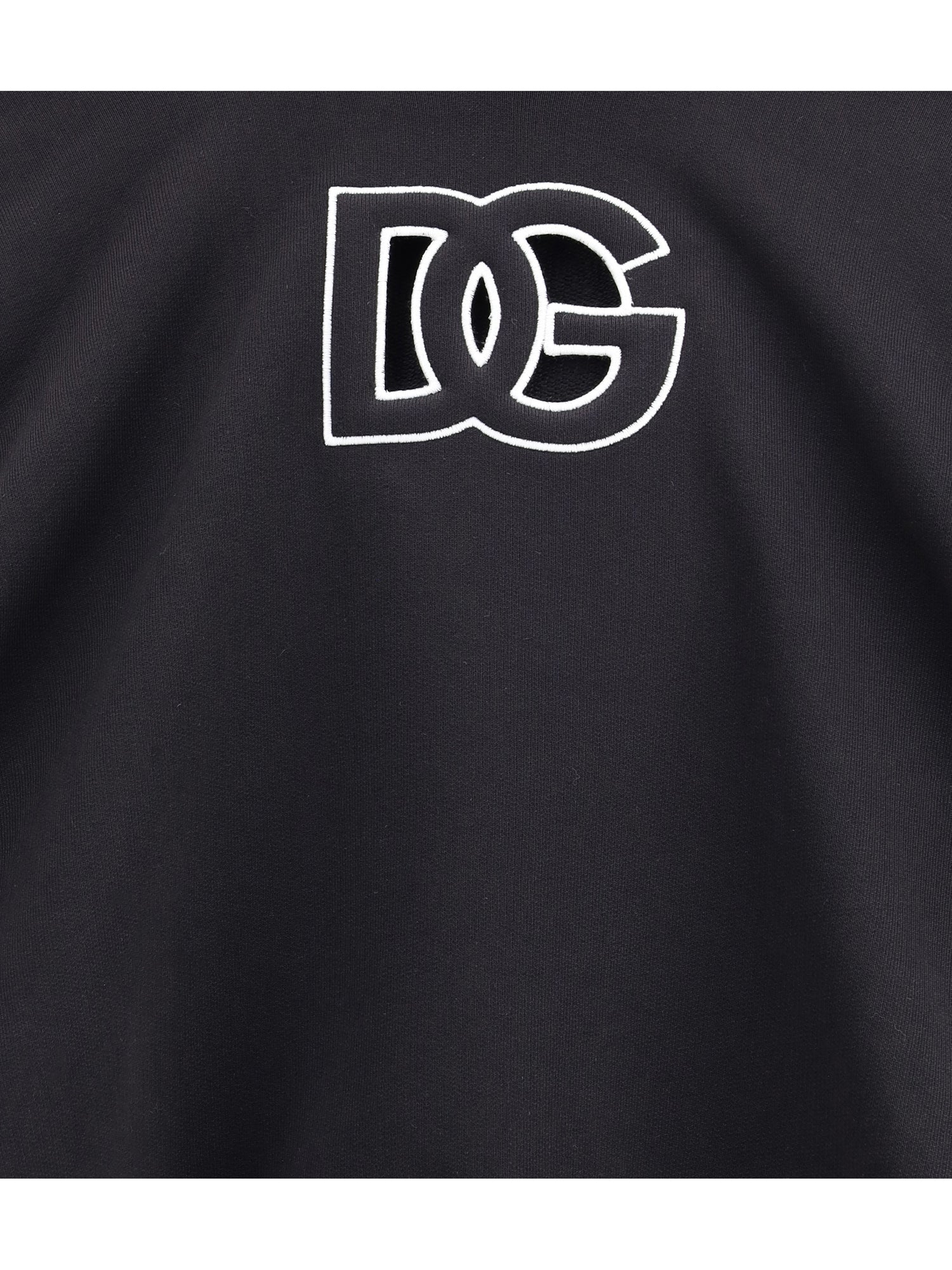 DOLCE &amp; GABBANA 38 logo hooded sweatshirt