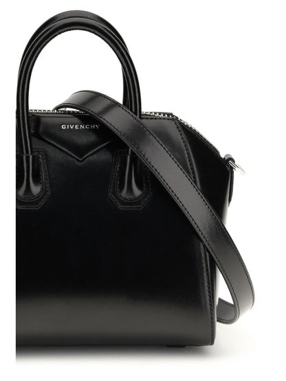 GIVENCHY OS box leather antigona mini handbag
