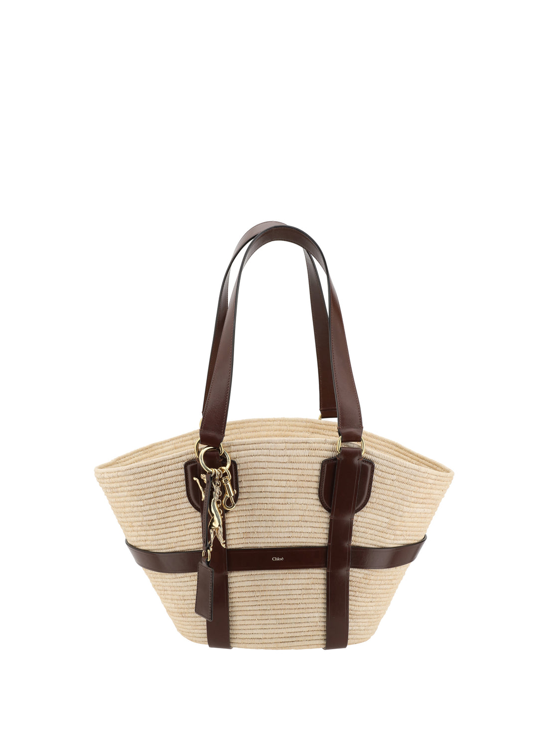 Chlo Kerala 25 Raffia Shoulder Bag