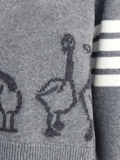 THOM BROWNE 40 wool geese sweater