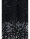 floral lace long dress