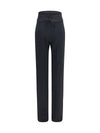 satin high-waisted pants