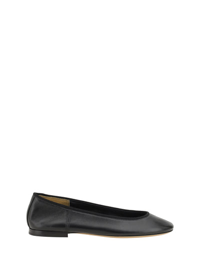 leather ballerinas