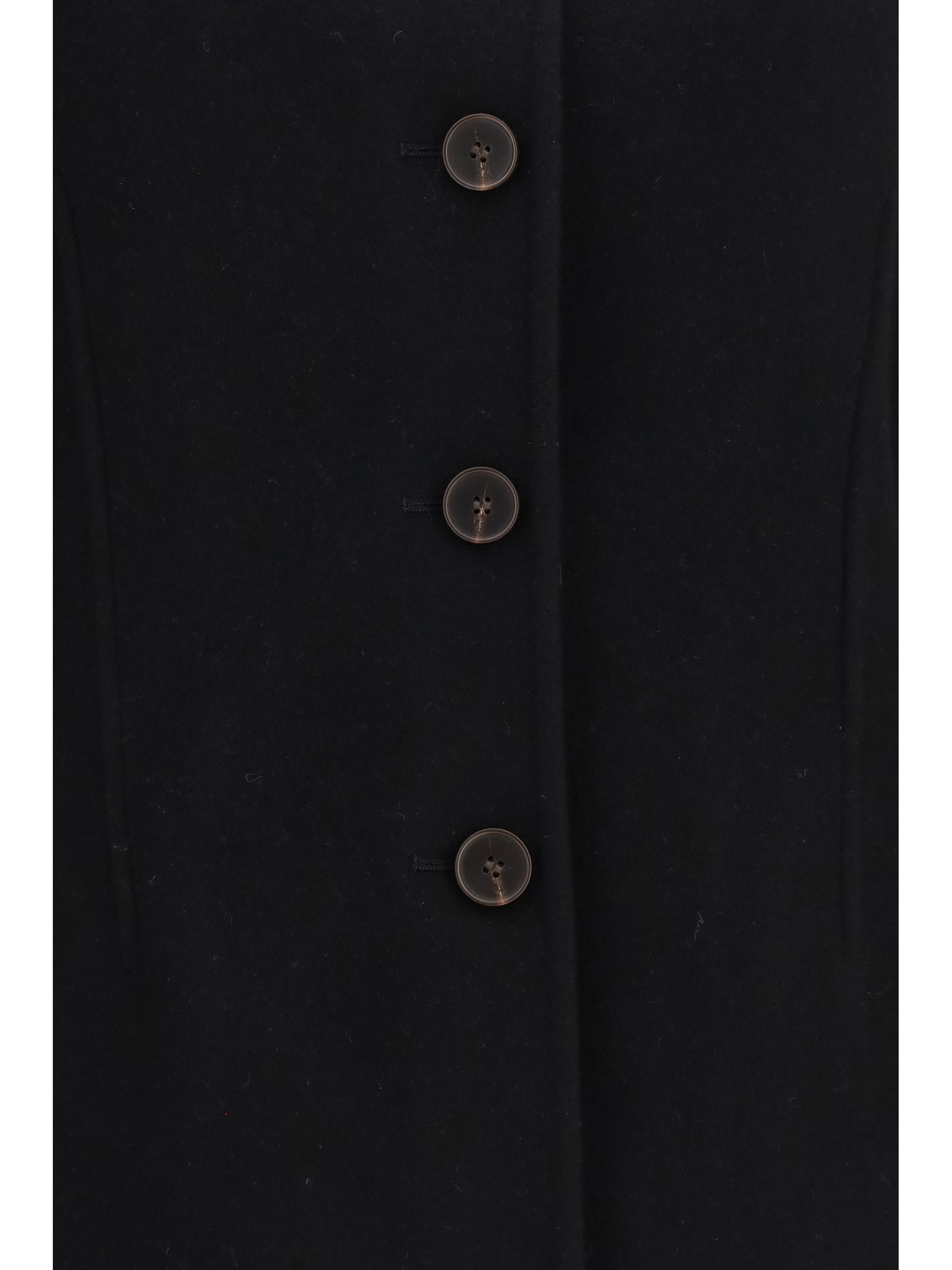 sculptural oversized-sleeve jacket