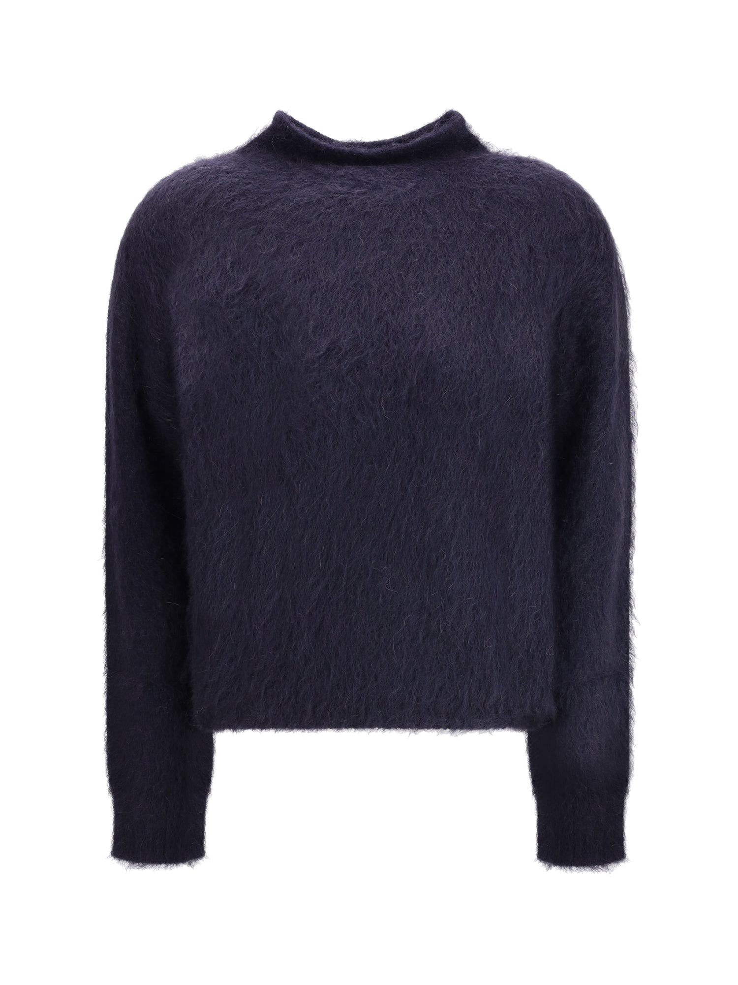 MAX MARA STUDIO L turtleneck sweater in brushed mohair-blend yarn