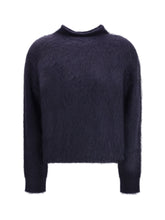 MAX MARA STUDIO L turtleneck sweater in brushed mohair-blend yarn