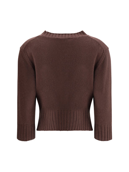 LOULOU DE SAISON L cashmere crop sweater