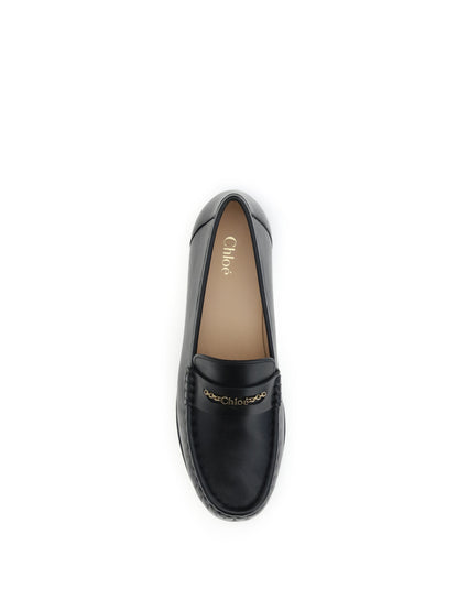 leather loafers