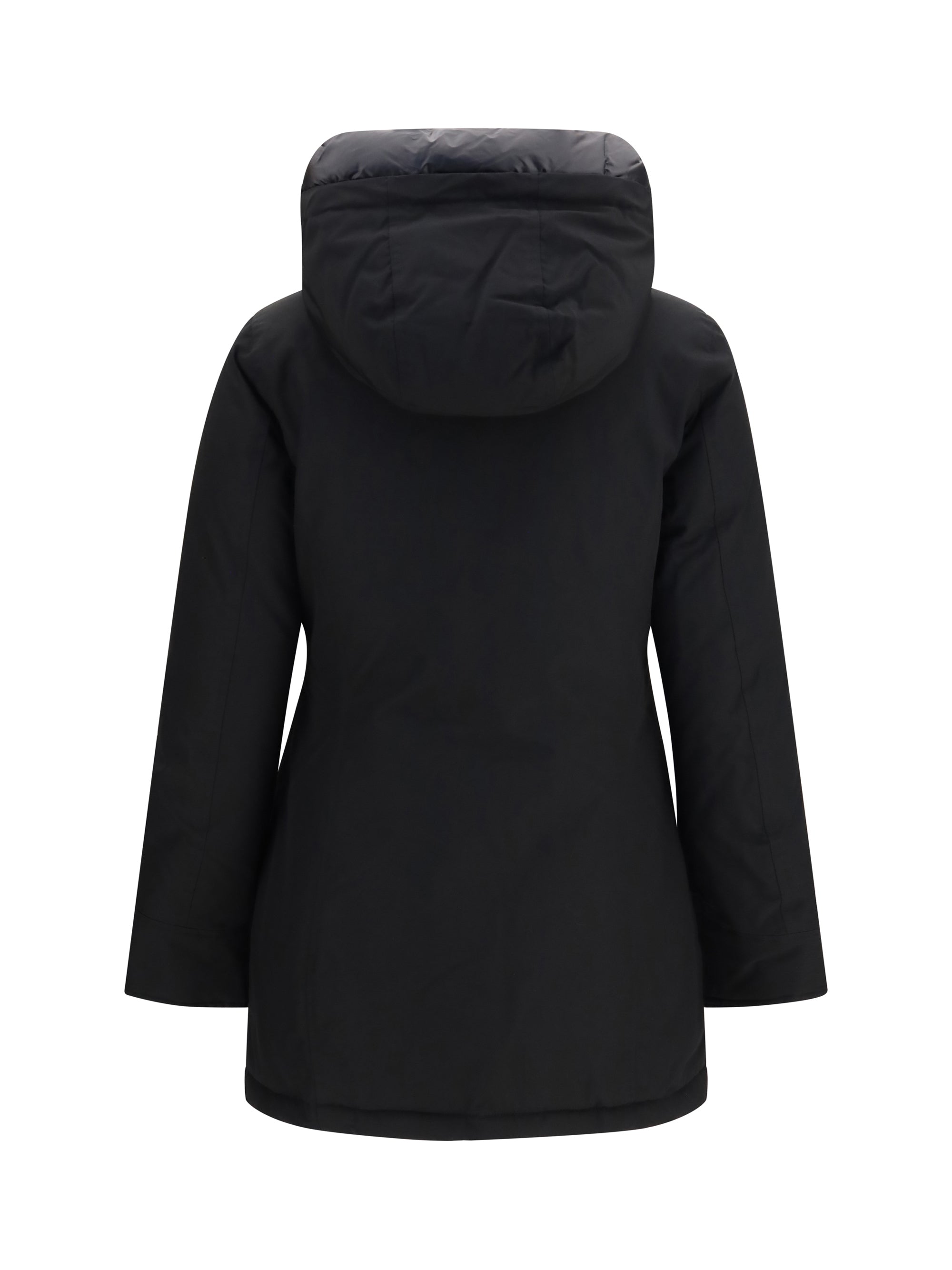hooded padded arctic parka