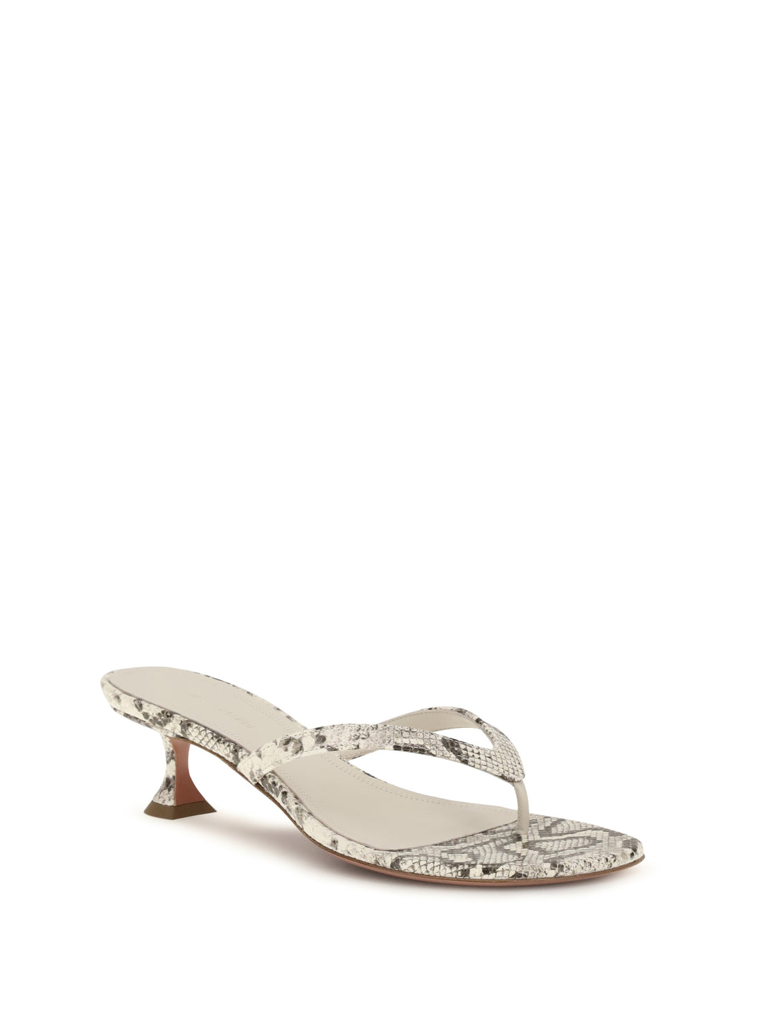 AMINA MUADDI 36 snake-print juliette thong sandals