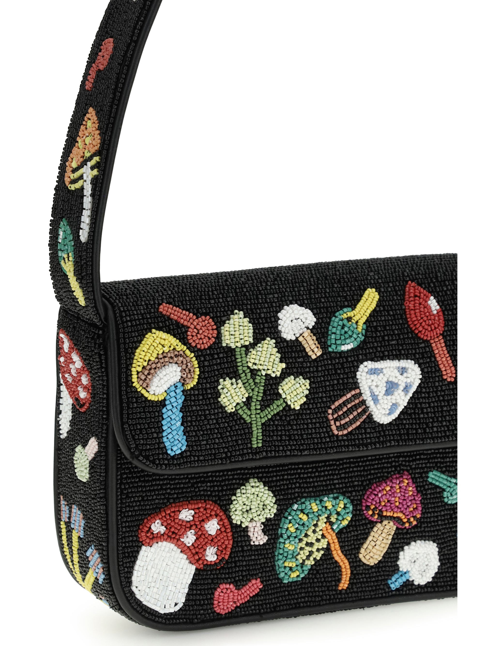 tommy shroomscape beaded shoulder bag