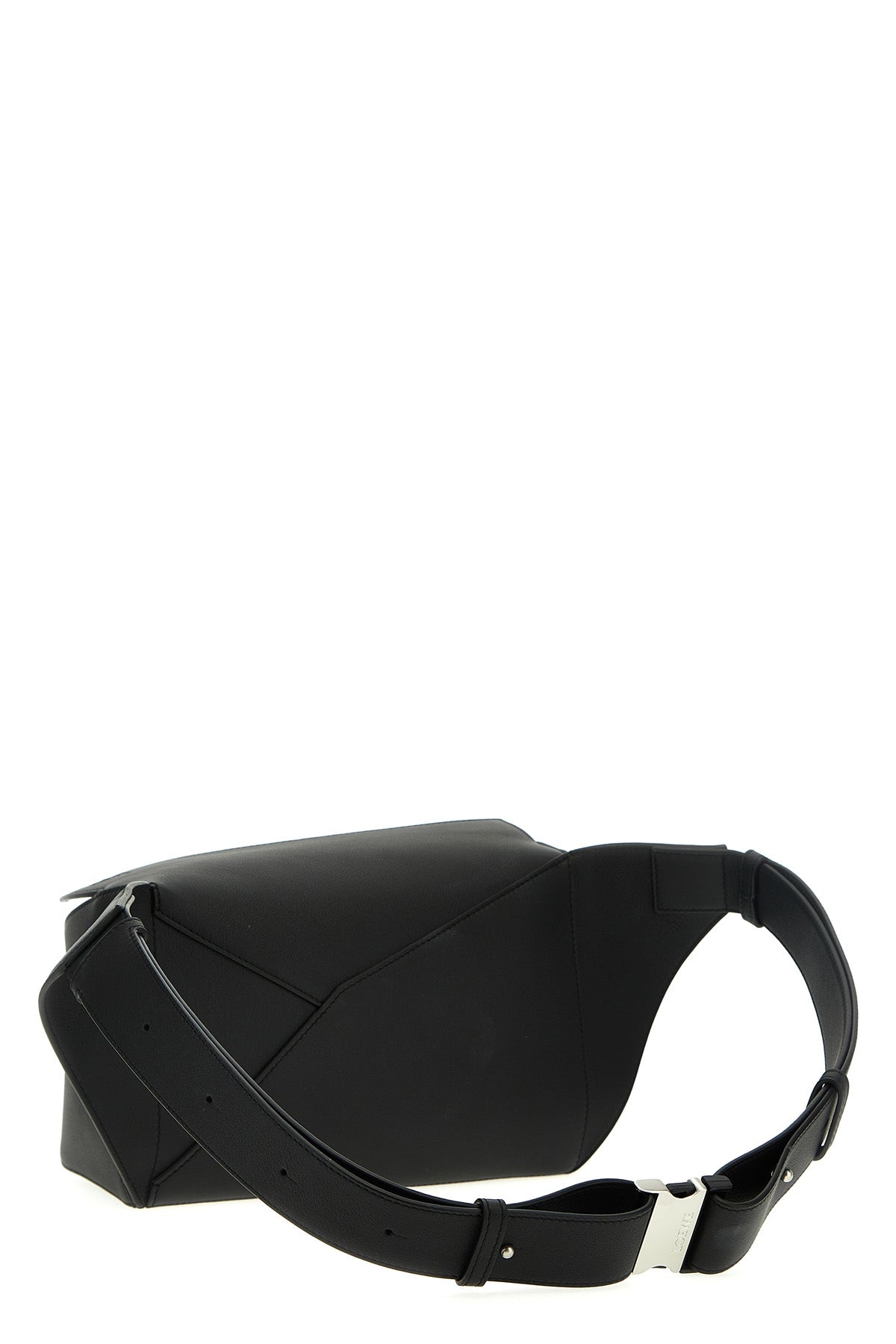 small leather puzzle fanny pack