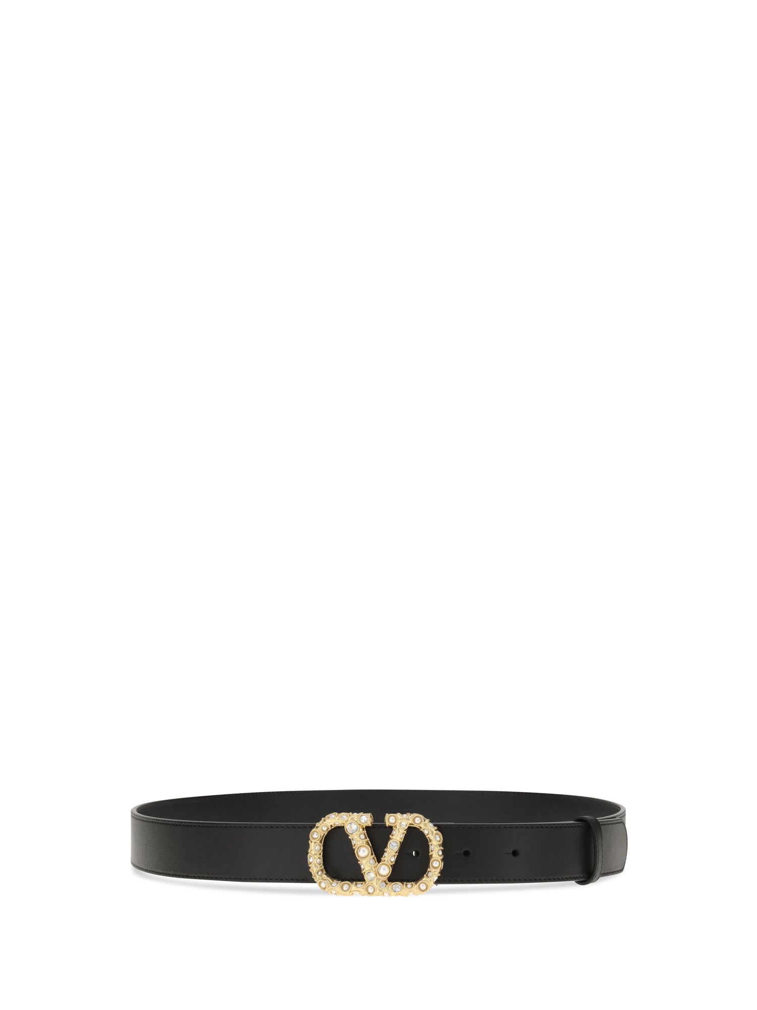 vlogo leather belt