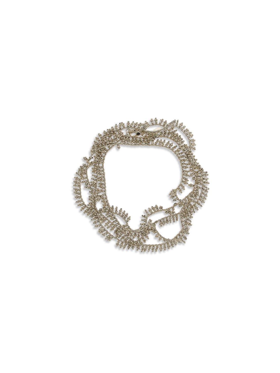 BRUNELLO CUCINELLI OS silver knotted bracelet
